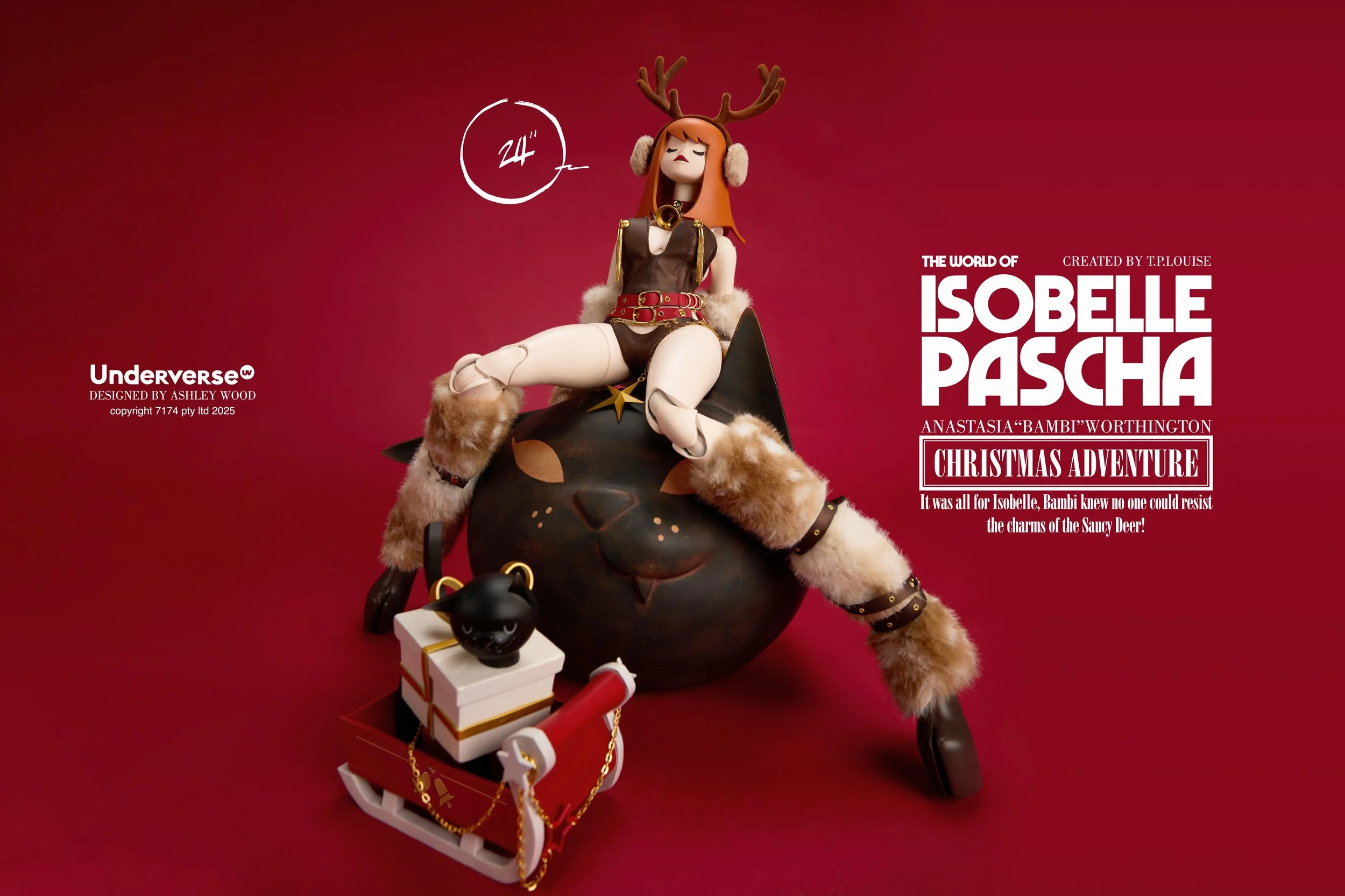 CHRISTMAS ADVENTURE BAMBI 24” LIMITED EDITION PRE-ORDERS NOW